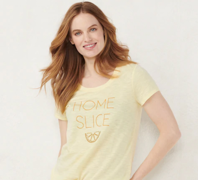 LC Lauren Conrad Graphic tee